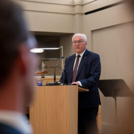 Bundespräsident Steinmeier bei seiner Festrede 22.08.2024